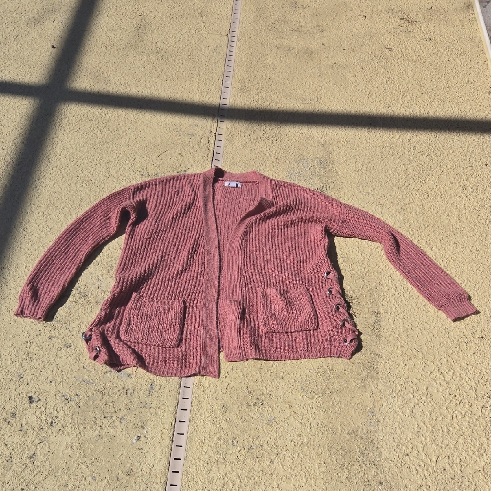 Arizona Jean Company Mauve Cardigan Sweater